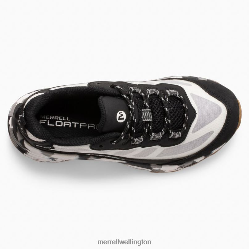 Moab Speed Low Waterproof (MK266260) Merrell Kids 8VV6P1373 Shoes Black/White