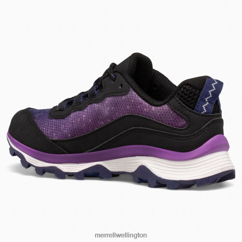 Moab Speed Low Waterproof (MK266283) Merrell Kids 8VV6P1375 Shoes Galactic