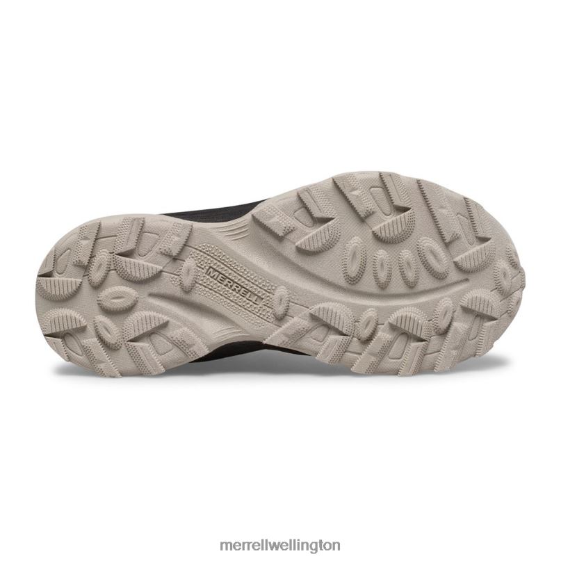 Moab Speed Mid A/C Waterproof (MK265951) Merrell Kids 8VV6P1385 Shoes Black