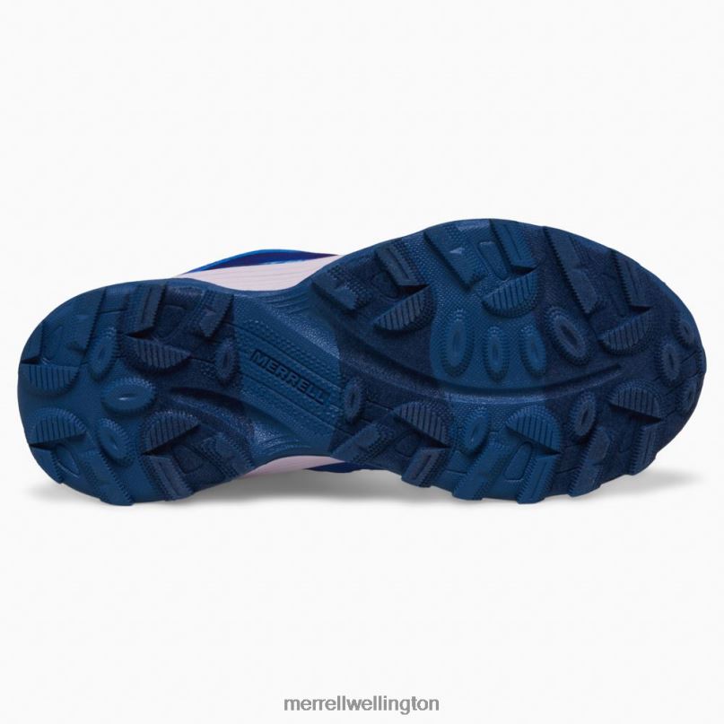 Moab Speed Mid Waterproof (MK166990) Merrell Kids 8VV6P1379 Shoes Blue/Berry/Turq