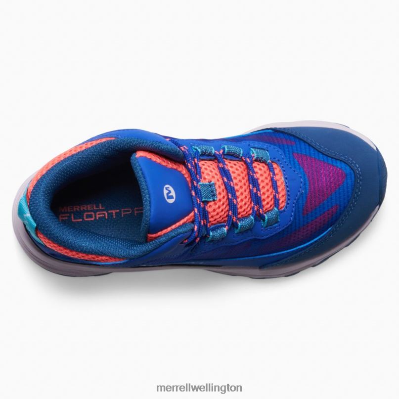 Moab Speed Mid Waterproof (MK166990) Merrell Kids 8VV6P1379 Shoes Blue/Berry/Turq
