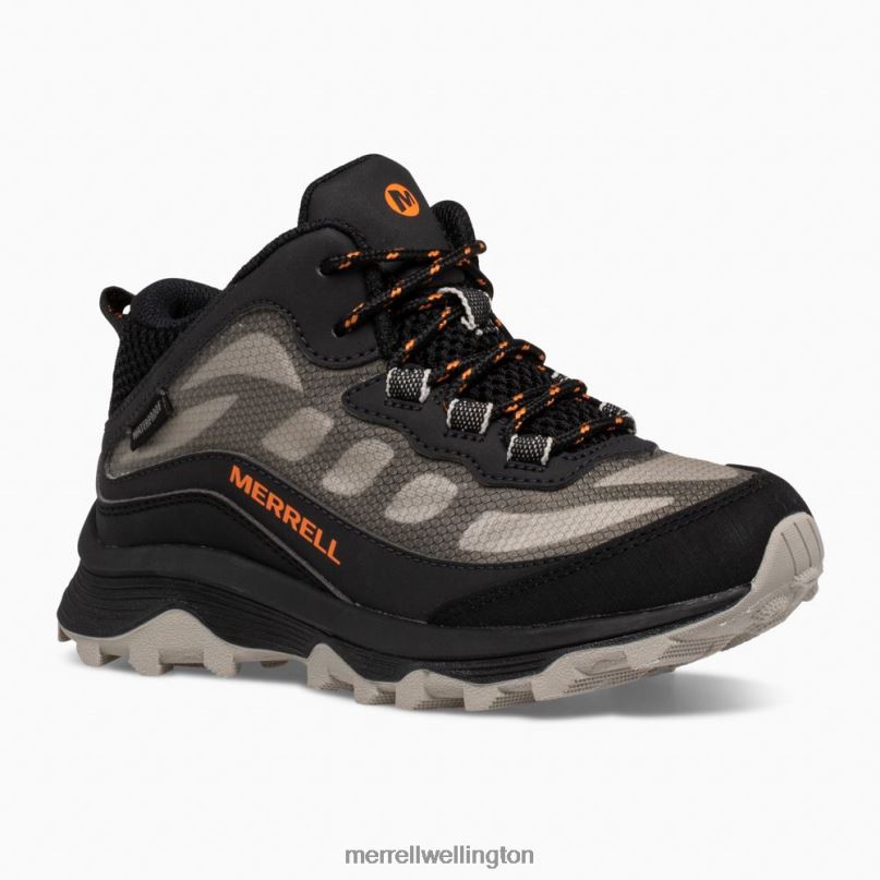 Moab Speed Mid Waterproof (MK265424) Merrell Kids 8VV6P1378 Shoes Black