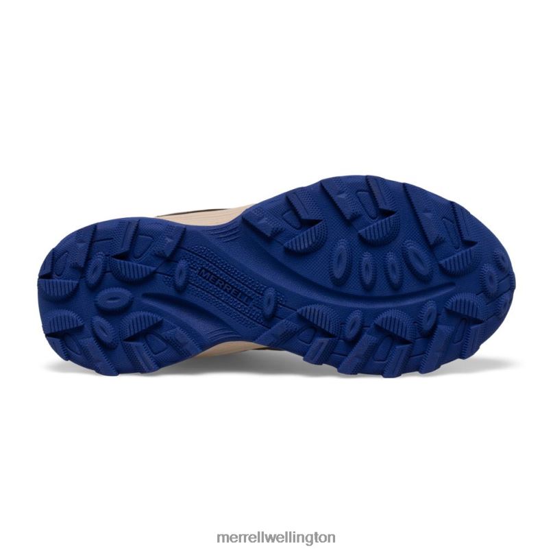 Moab Speed Mid Waterproof (MK266263) Merrell Kids 8VV6P1381 Shoes Cobalt/Gold