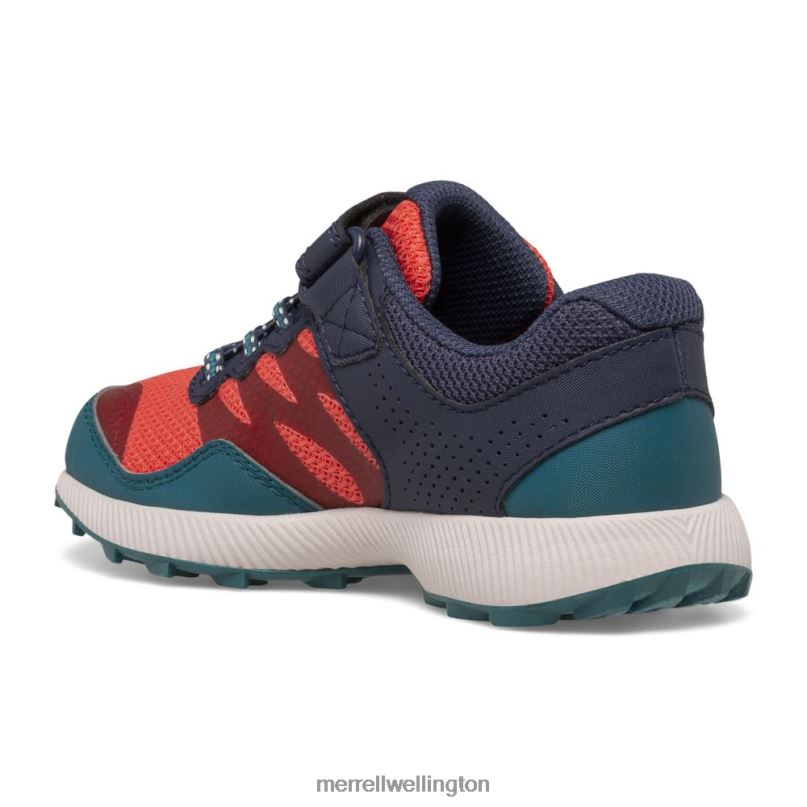 Nova 2 Sneaker (MK166240) Merrell Kids 8VV6P786 Shoes Navy/Coral