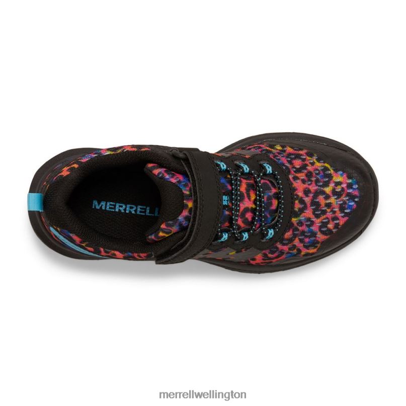 Nova 3 Sneaker (MK166788) Merrell Kids 8VV6P1359 Shoes Rainbow Leopard