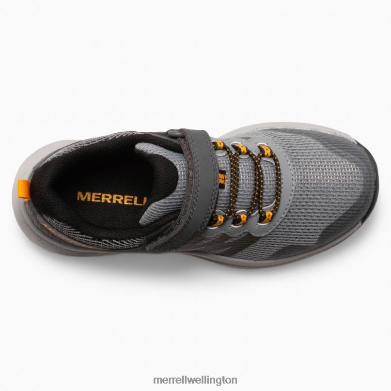 Nova 3 Sneaker (MK266785) Merrell Kids 8VV6P1356 Shoes Grey/Orange