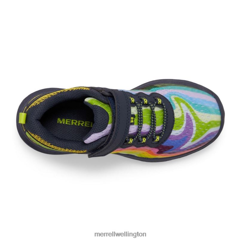 Nova 3 Sneaker (MK266786) Merrell Kids 8VV6P1360 Shoes Rainbow Mountains 4