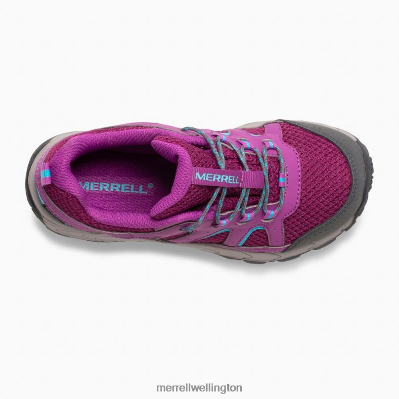 Oakcreek Low Lace Waterproof Sneaker (MK164772) Merrell Kids 8VV6P1451 Shoes Paloma/Berry