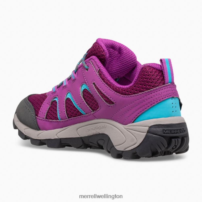 Oakcreek Low Lace Waterproof Sneaker (MK164772) Merrell Kids 8VV6P1451 Shoes Paloma/Berry