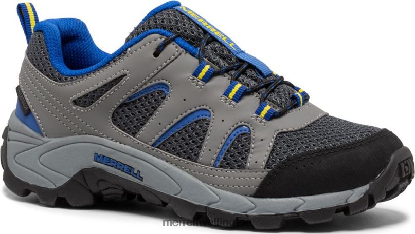 Oakcreek Low Lace Waterproof Sneaker (MK264770) Merrell Kids 8VV6P1450 Shoes Charcoal