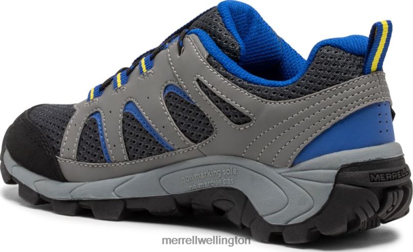 Oakcreek Low Lace Waterproof Sneaker (MK264770) Merrell Kids 8VV6P1450 Shoes Charcoal