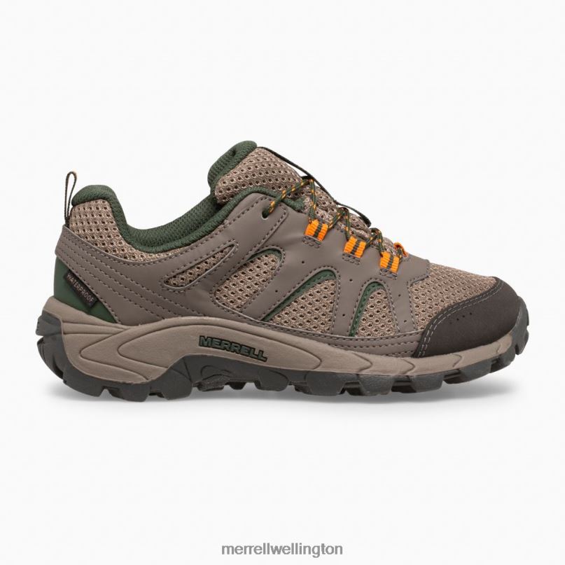 Oakcreek Low Lace Waterproof Sneaker (MK264771) Merrell Kids 8VV6P1448 Shoes Boulder