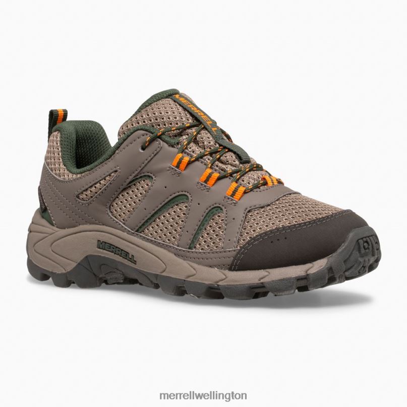 Oakcreek Low Lace Waterproof Sneaker (MK264771) Merrell Kids 8VV6P1448 Shoes Boulder