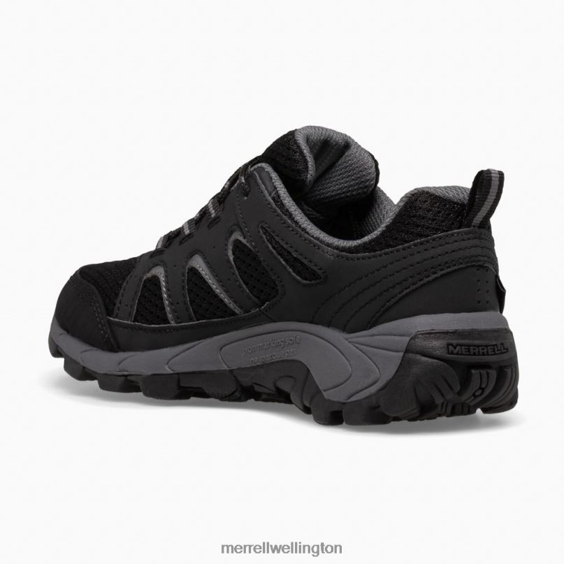 Oakcreek Low Lace Waterproof Sneaker (MK265427) Merrell Kids 8VV6P1449 Shoes Black/Grey