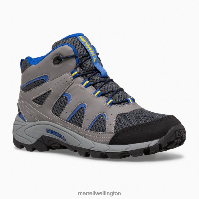 Oakcreek Mid Lace Waterproof Boot (MK264767) Merrell Kids 8VV6P1446 Shoes Charcoal