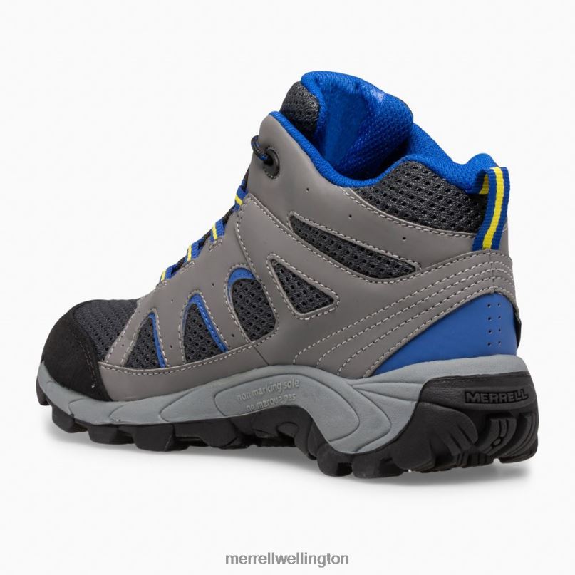 Oakcreek Mid Lace Waterproof Boot (MK264767) Merrell Kids 8VV6P1446 Shoes Charcoal