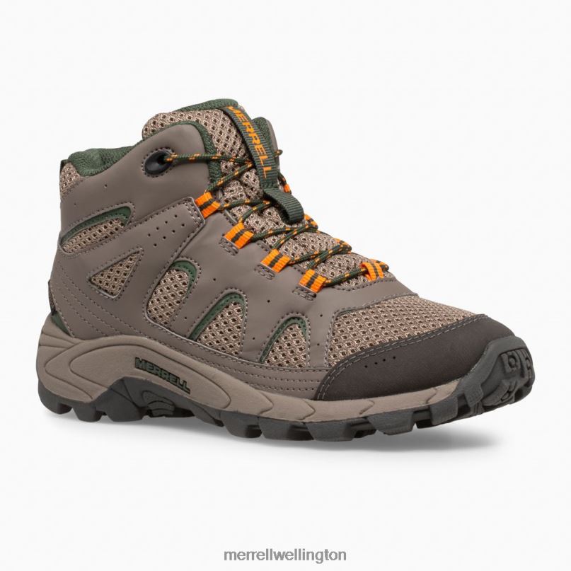 Oakcreek Mid Lace Waterproof Boot (MK264768) Merrell Kids 8VV6P1444 Shoes Boulder