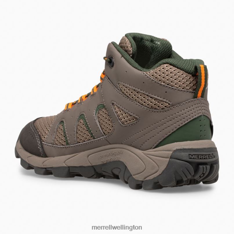 Oakcreek Mid Lace Waterproof Boot (MK264768) Merrell Kids 8VV6P1444 Shoes Boulder