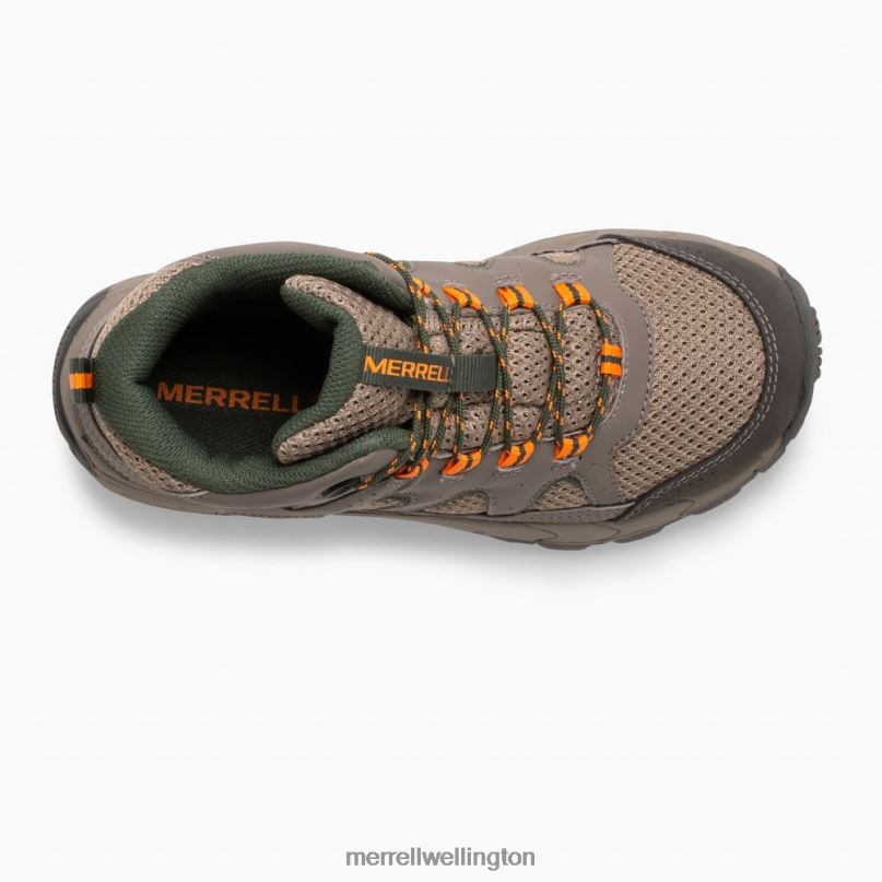 Oakcreek Mid Lace Waterproof Boot (MK264768) Merrell Kids 8VV6P1444 Shoes Boulder