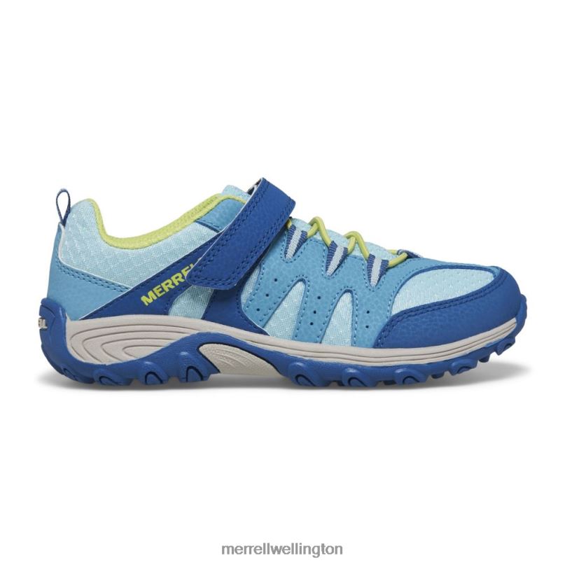 Outback Low 2 Sneaker (MK166997) Merrell Kids 8VV6P1454 Shoes Turq/Lime