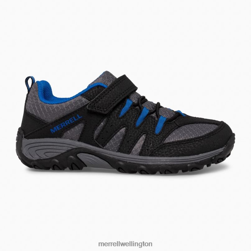Outback Low 2 Sneaker (MK265719) Merrell Kids 8VV6P1455 Shoes Black/Grey/Royal