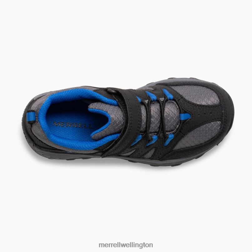 Outback Low 2 Sneaker (MK265719) Merrell Kids 8VV6P1455 Shoes Black/Grey/Royal