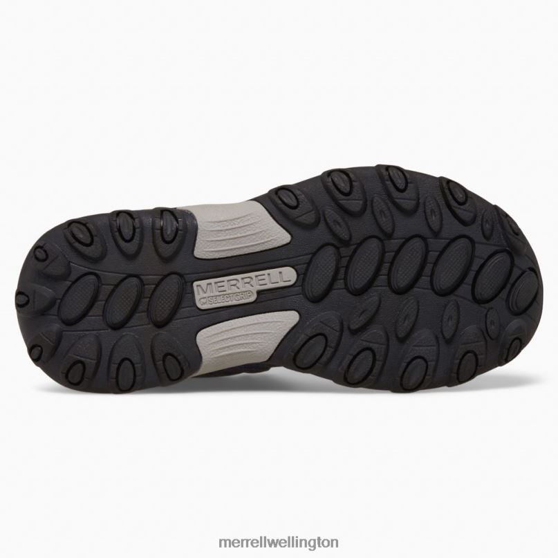 Outback Mid 2 Boot (MK265609) Merrell Kids 8VV6P1453 Shoes Navy/Lime