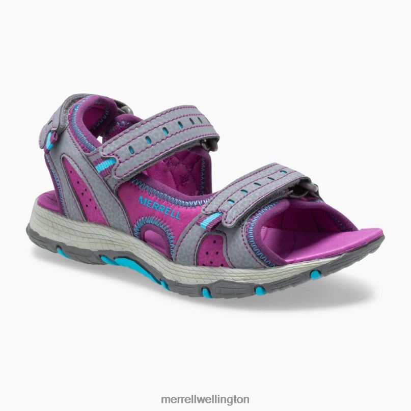 Panther Sandal 2.0 (MK162956K) Merrell Kids 8VV6P1403 Shoes Grey