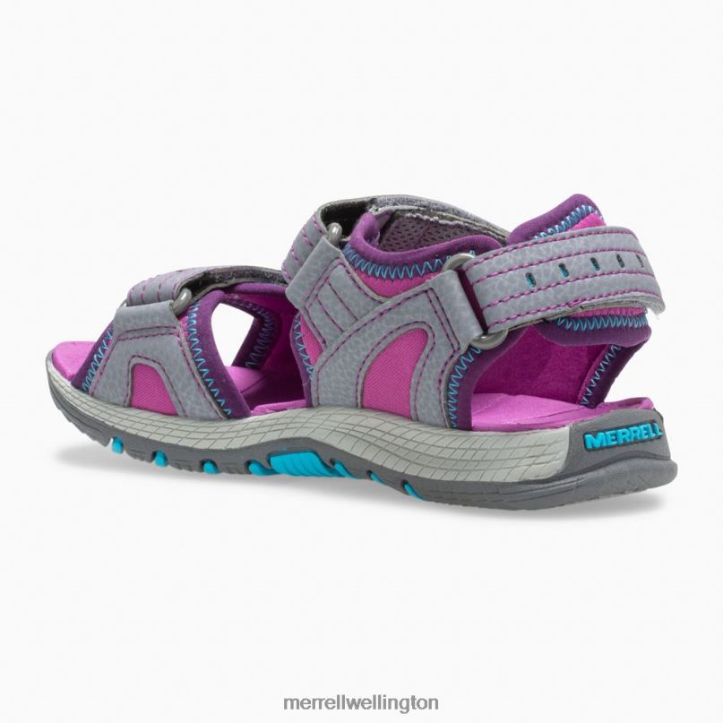 Panther Sandal 2.0 (MK162956K) Merrell Kids 8VV6P1403 Shoes Grey