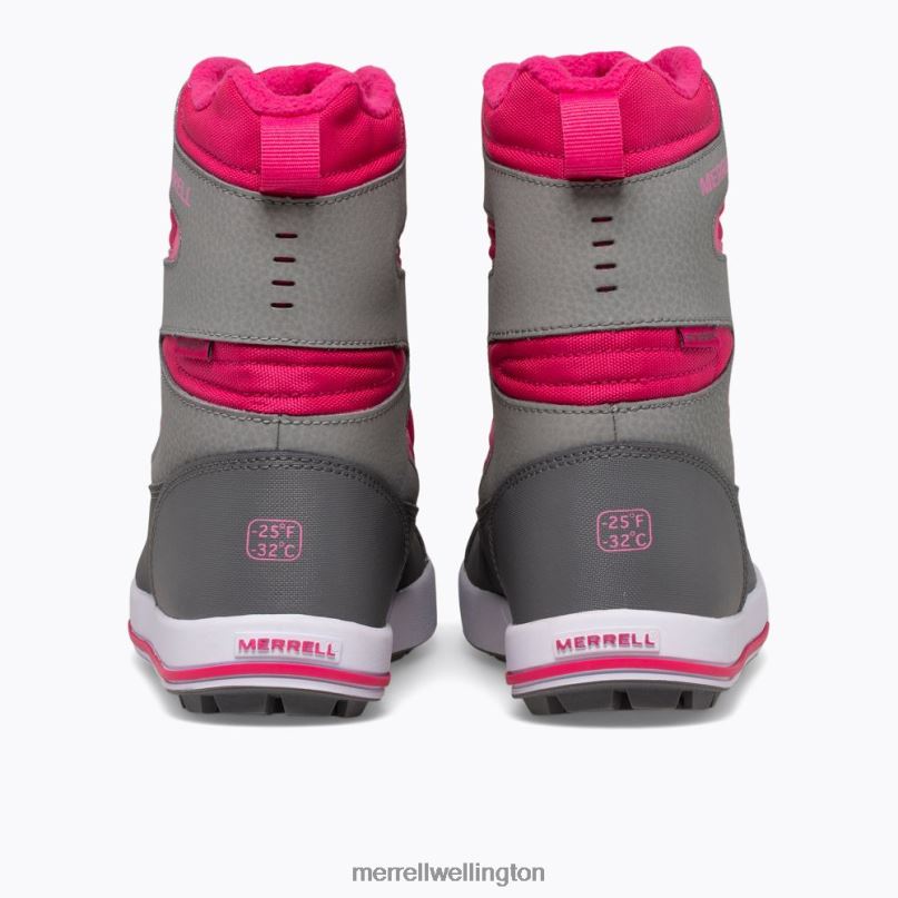 Snow Bank 3.0 Boot (MK165187K) Merrell Kids 8VV6P1481 Shoes Grey/Berry