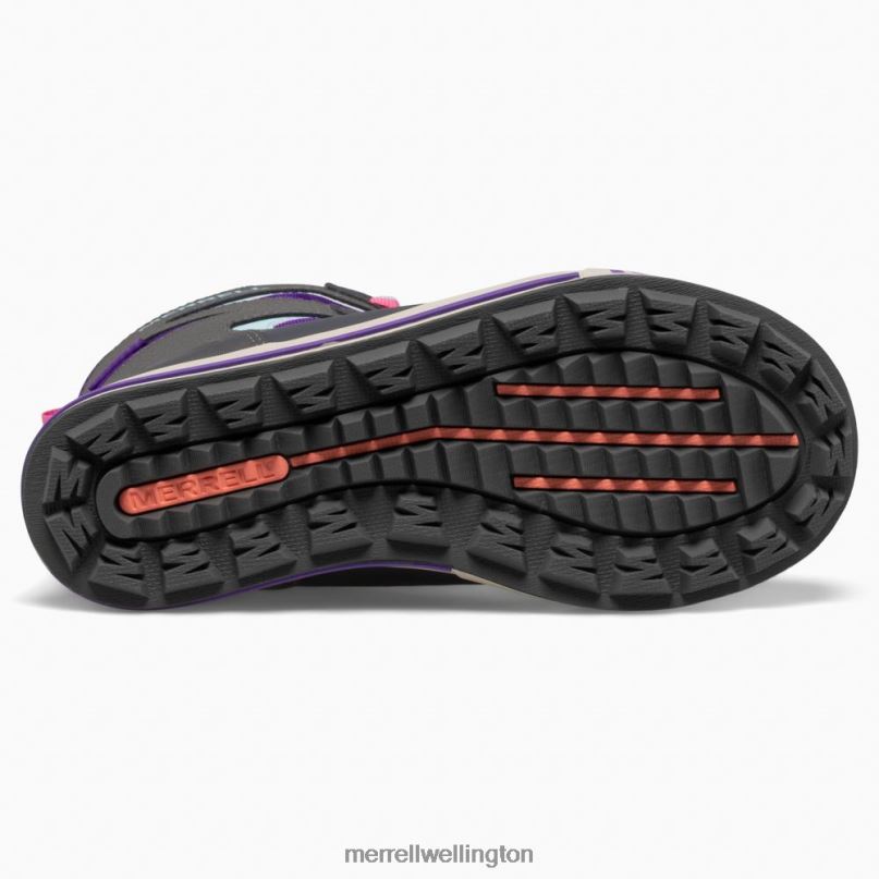 Snow Bank 3.0 Boot (MK166223K) Merrell Kids 8VV6P1484 Shoes Ultra Violet/Grey