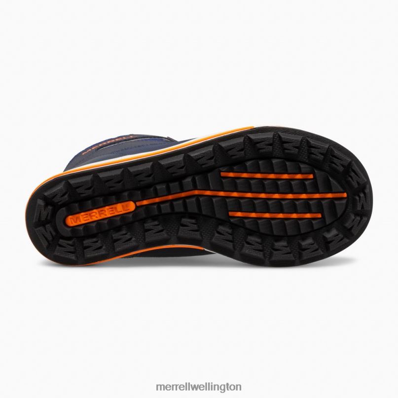 Snow Bank 3.0 Boot (MK265184K) Merrell Kids 8VV6P1482 Shoes Navy/Cobalt/Orange