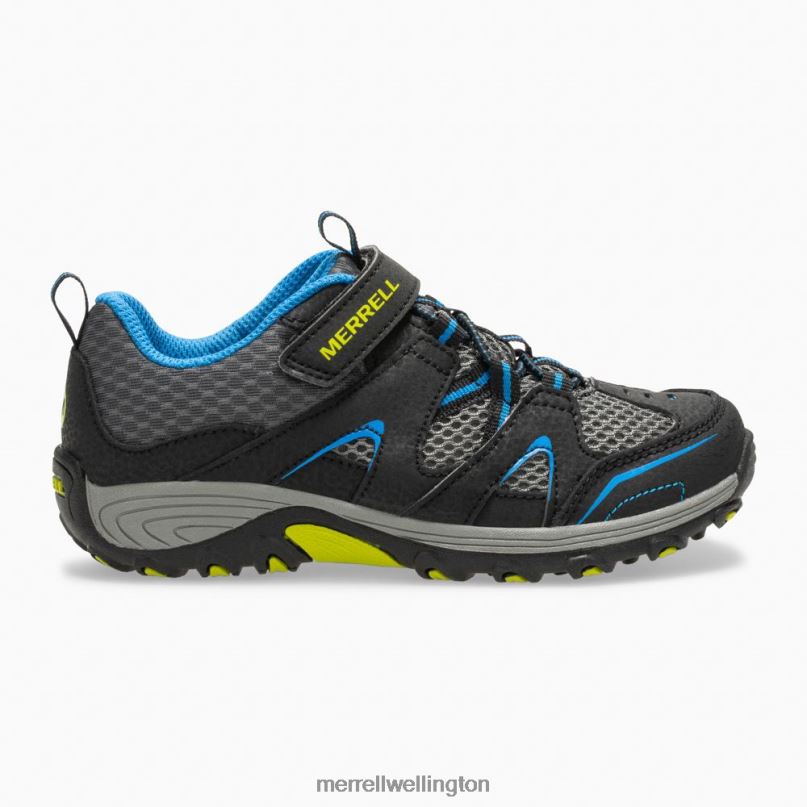 Trail Chaser Shoe (MK261971) Merrell Kids 8VV6P1463 Shoes Black/Blue