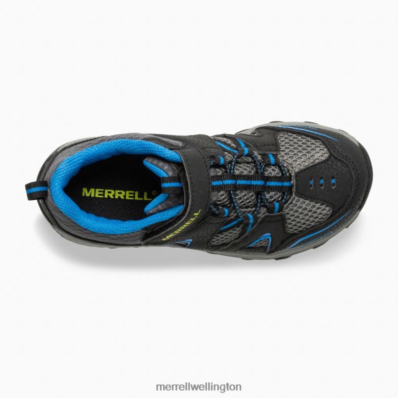 Trail Chaser Shoe (MK261971) Merrell Kids 8VV6P1463 Shoes Black/Blue
