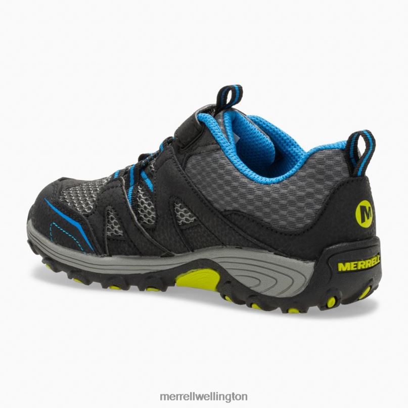 Trail Chaser Shoe (MK261971) Merrell Kids 8VV6P1463 Shoes Black/Blue