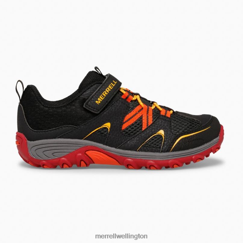 Trail Chaser Shoe (MK265717) Merrell Kids 8VV6P1460 Shoes Black/Grey/Red