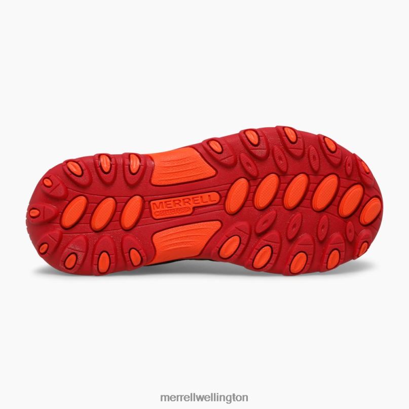 Trail Chaser Shoe (MK265717) Merrell Kids 8VV6P1460 Shoes Black/Grey/Red