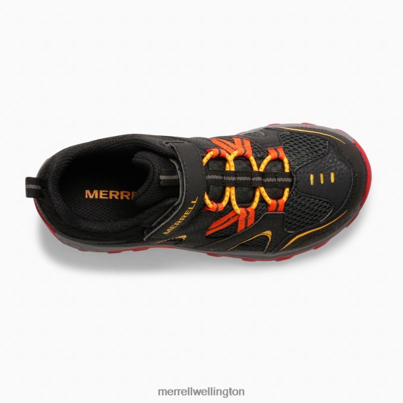 Trail Chaser Shoe (MK265717) Merrell Kids 8VV6P1460 Shoes Black/Grey/Red