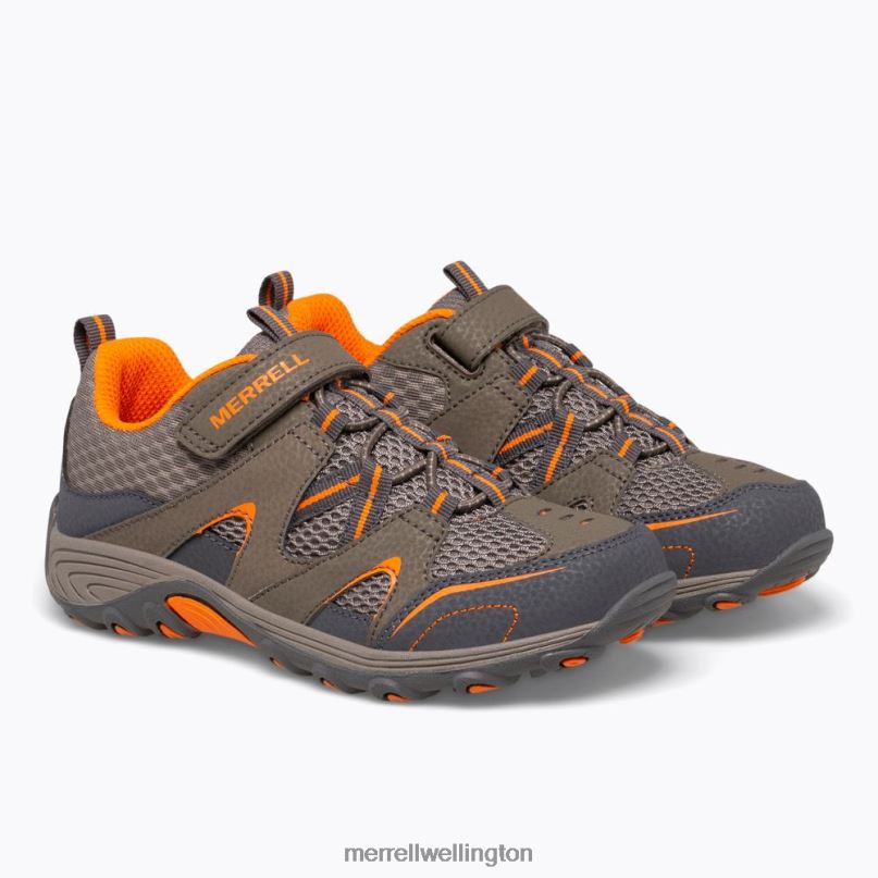Trail Chaser Shoe (MY57109) Merrell Kids 8VV6P1462 Shoes Gunsmoke / Orange
