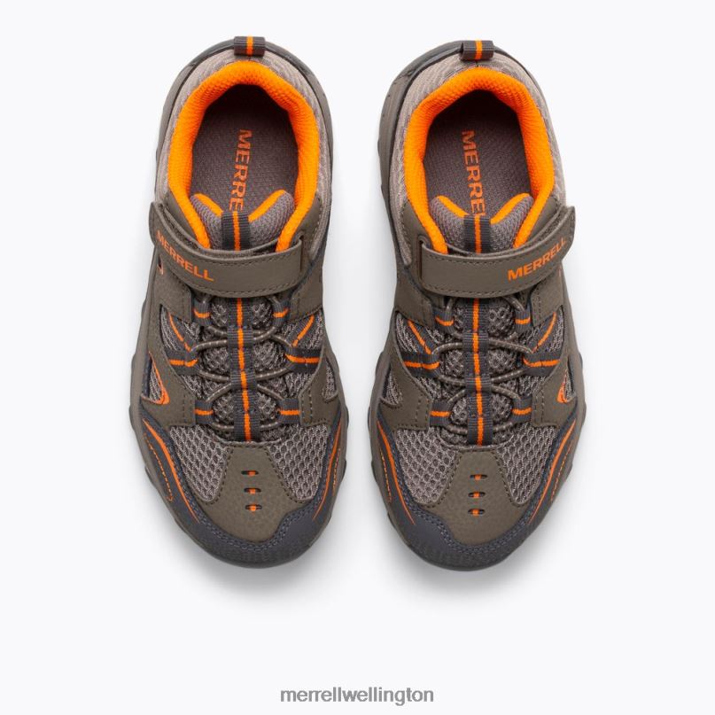 Trail Chaser Shoe (MY57109) Merrell Kids 8VV6P1462 Shoes Gunsmoke / Orange