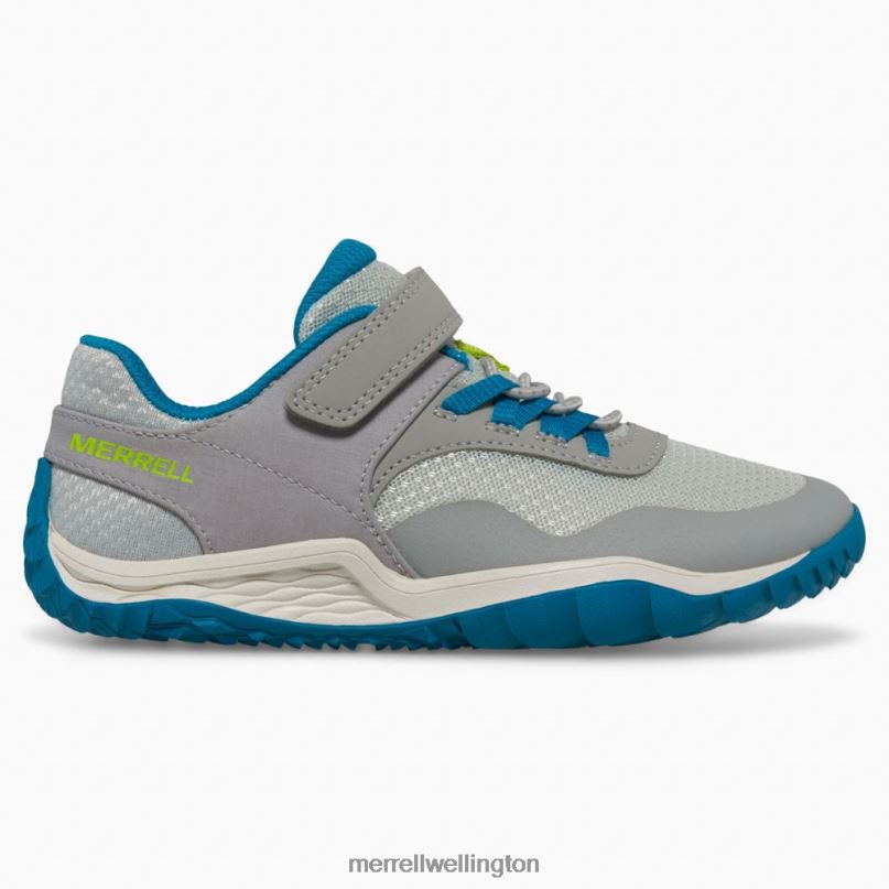 Trail Glove 7 A/C (MK266793) Merrell Kids 8VV6P1442 Shoes Grey/Blue/Lime