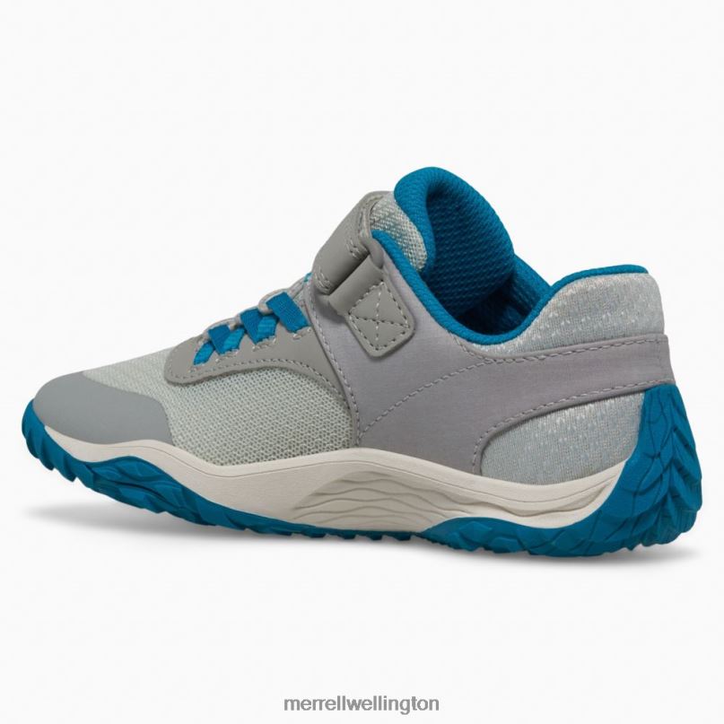 Trail Glove 7 A/C (MK266793) Merrell Kids 8VV6P1442 Shoes Grey/Blue/Lime