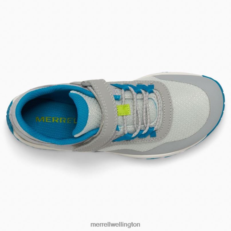 Trail Glove 7 A/C (MK266793) Merrell Kids 8VV6P1442 Shoes Grey/Blue/Lime