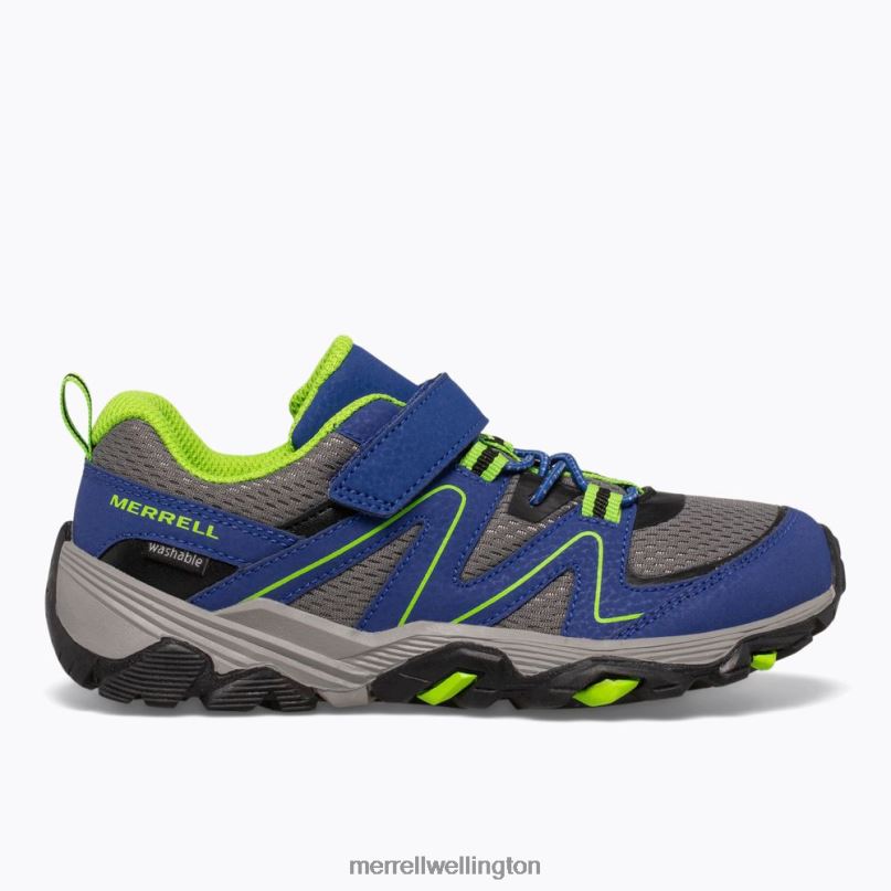 Trail Quest (MK262619) Merrell Kids 8VV6P1350 Shoes Blue/Green