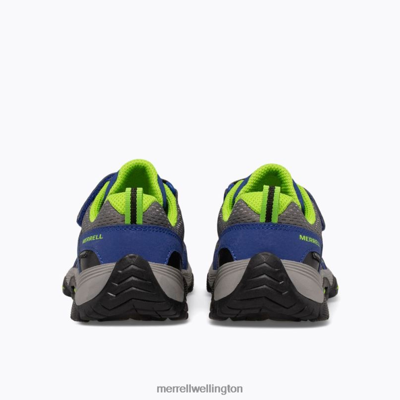 Trail Quest (MK262619) Merrell Kids 8VV6P1350 Shoes Blue/Green