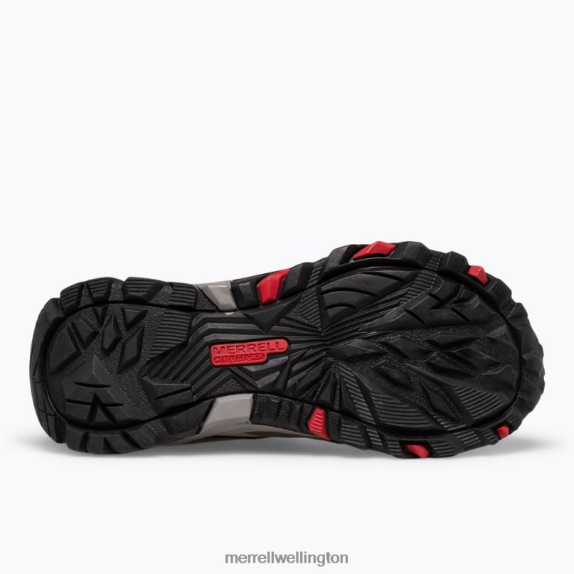 Trail Quest (MK263181) Merrell Kids 8VV6P1351 Shoes Grey/Red/Black