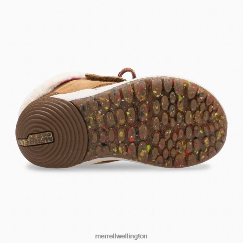 Bare Steps Cocoa Jr. Boot (ML163228) Merrell Kids 8VV6P1468 Shoes Chestnut Suede