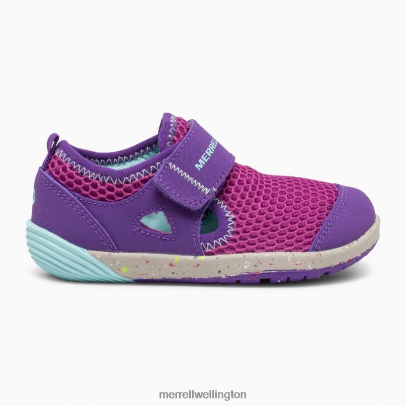 Bare Steps H2O Sneaker (ML164494) Merrell Kids 8VV6P1395 Shoes Purple/Turquoise