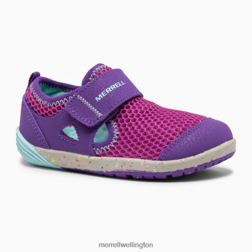Bare Steps H2O Sneaker (ML164494) Merrell Kids 8VV6P1395 Shoes Purple/Turquoise