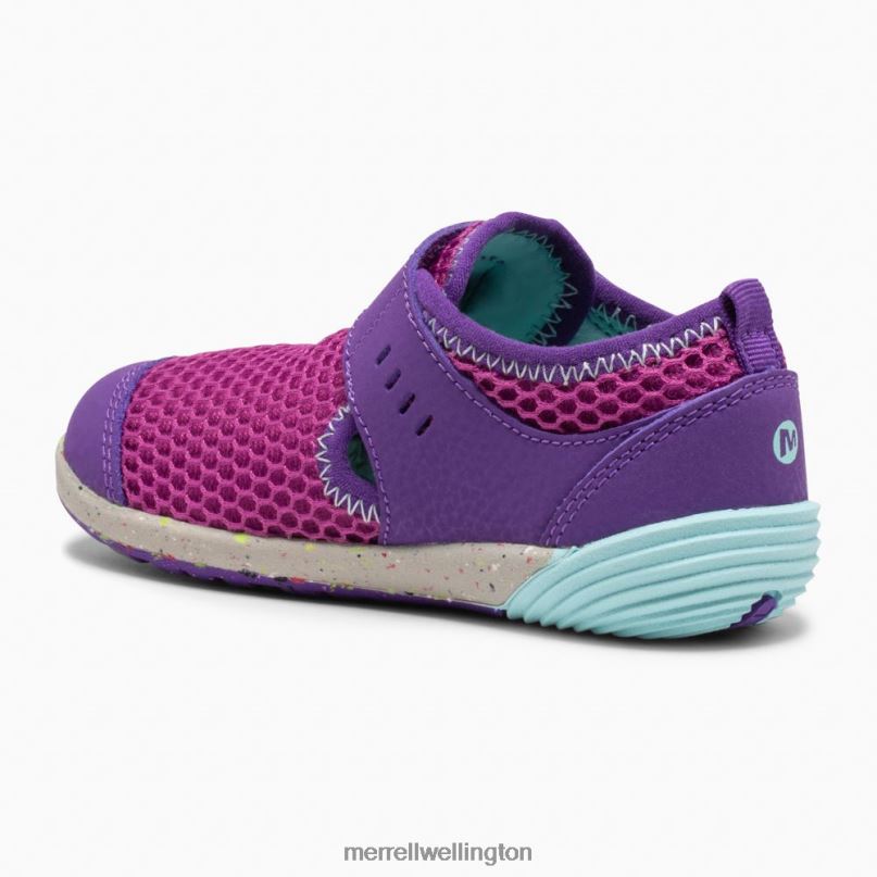 Bare Steps H2O Sneaker (ML164494) Merrell Kids 8VV6P1395 Shoes Purple/Turquoise